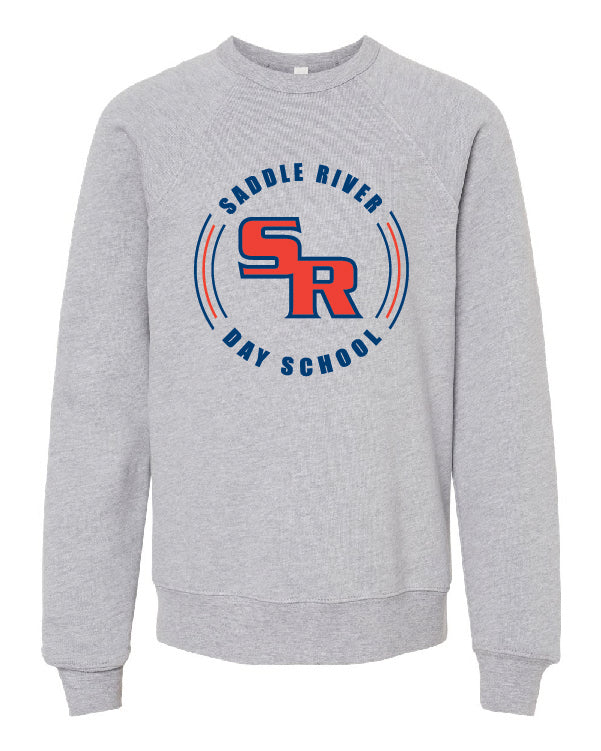 Saddle River Day School BELLA + CANVAS Youth Sponge Fleece Crewneck Sweatshirt
