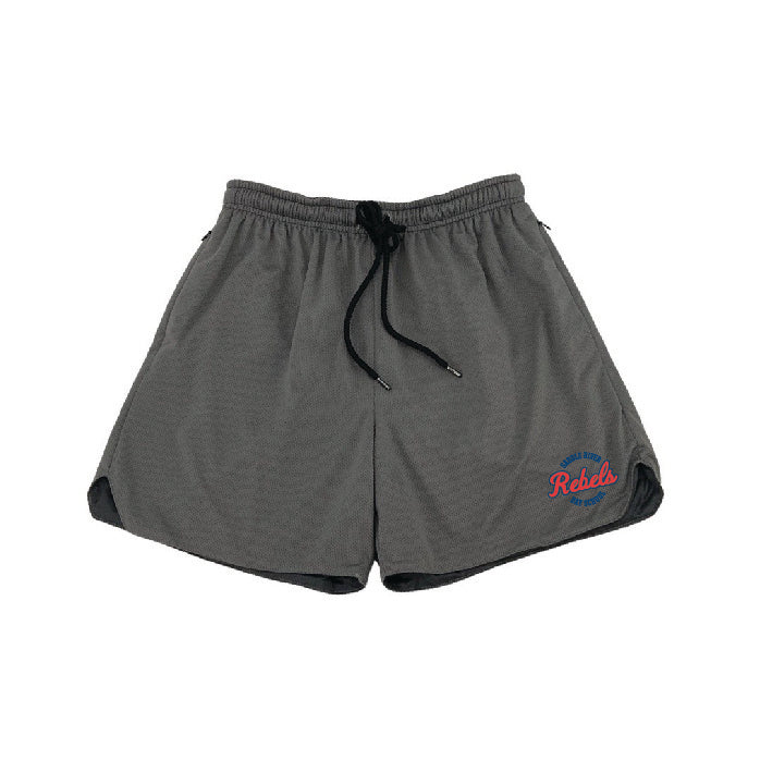 Retro Rebels Banner Athletics Youth Mesh Training Short