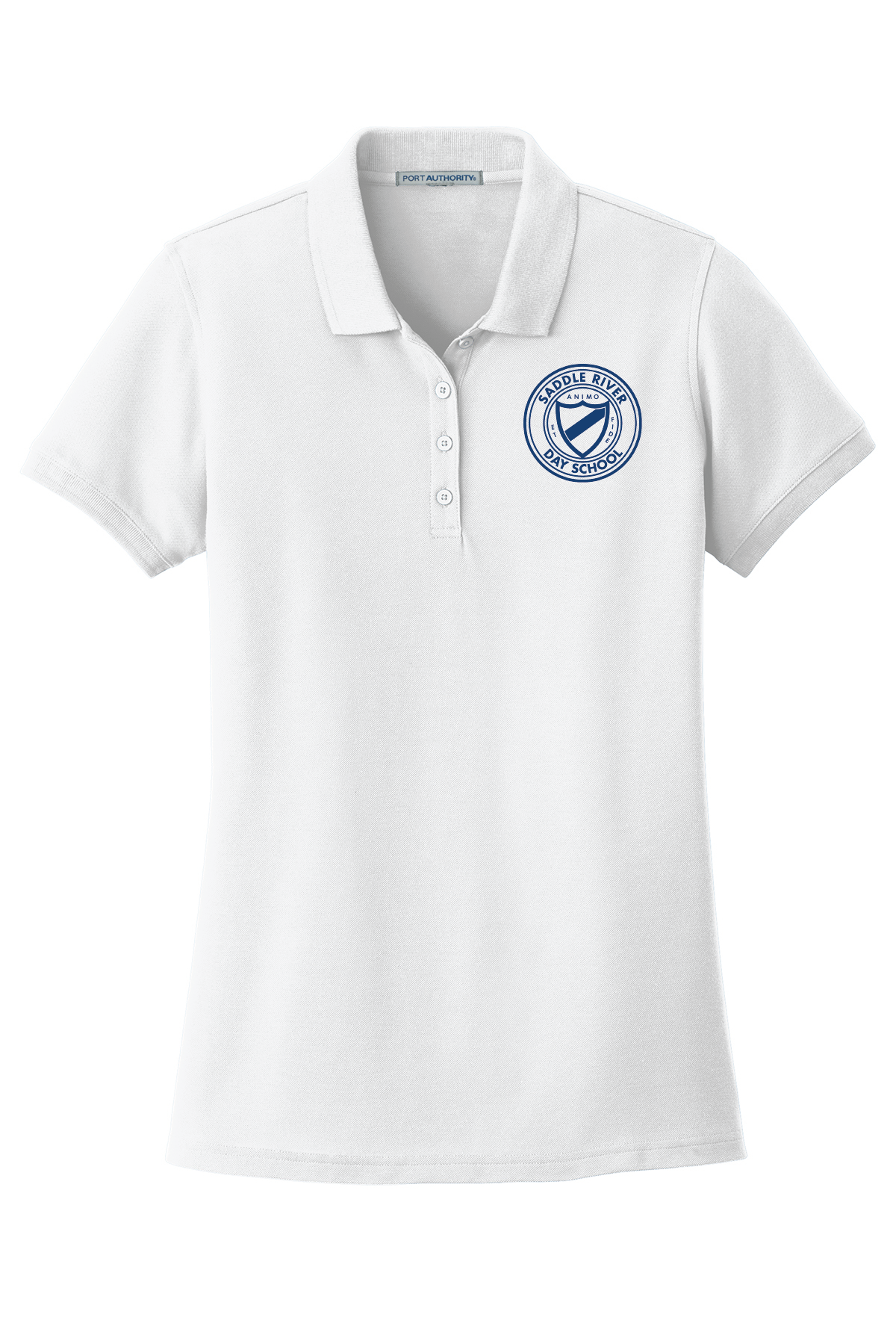 Saddle River Day School Crest Port Authority® Ladies Core Classic Pique Polo
