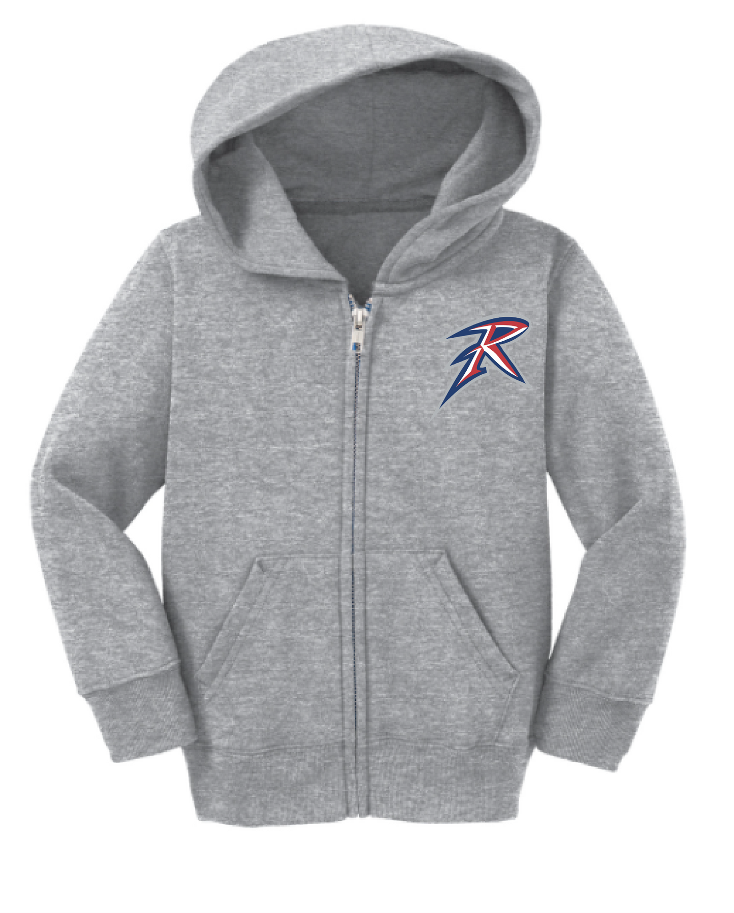 Saddle River Day School Port & Company® Toddler Core Fleece Full-Zip Hooded Sweatshirt
