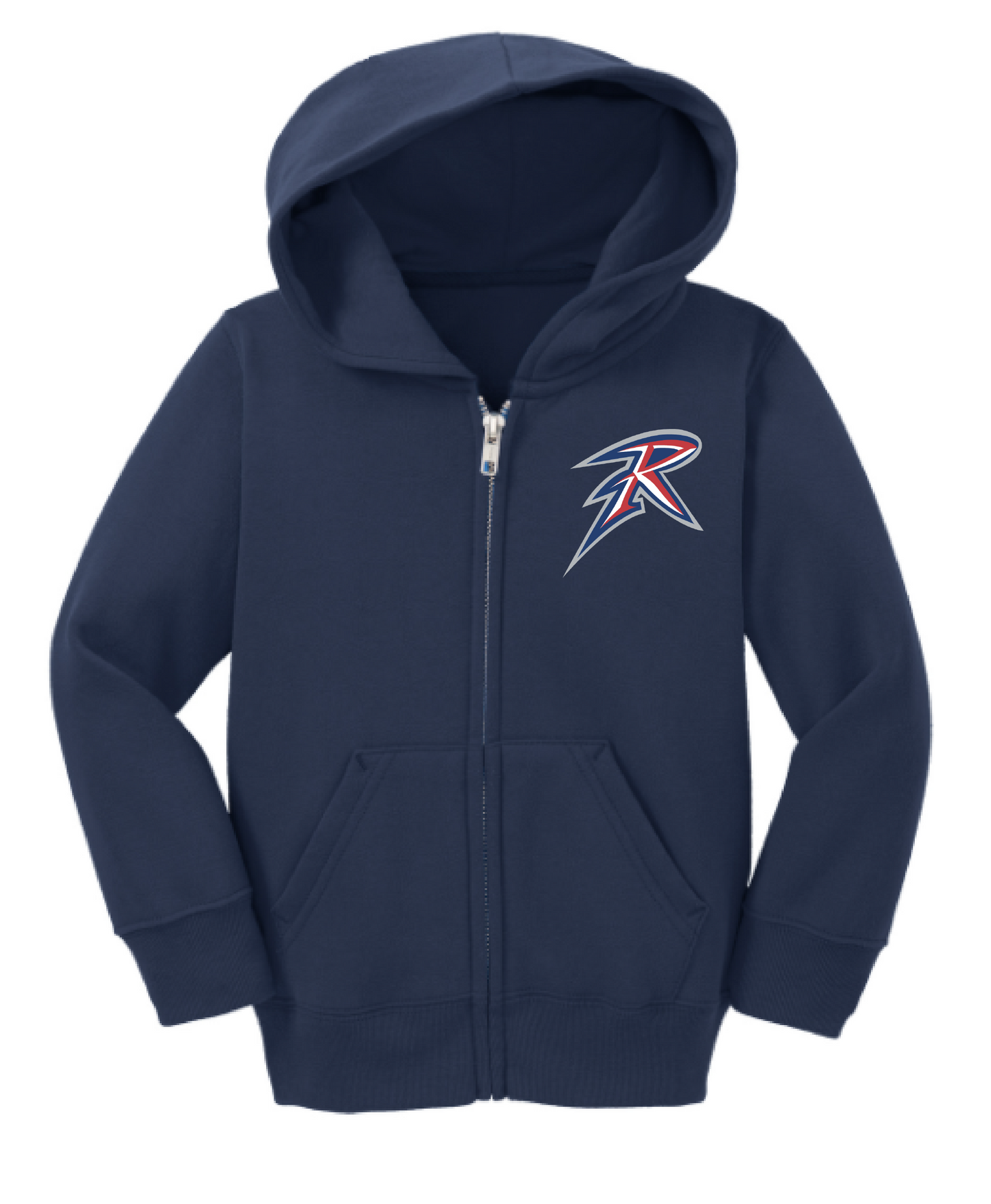 Saddle River Day School Port & Company® Toddler Core Fleece Full-Zip Hooded Sweatshirt