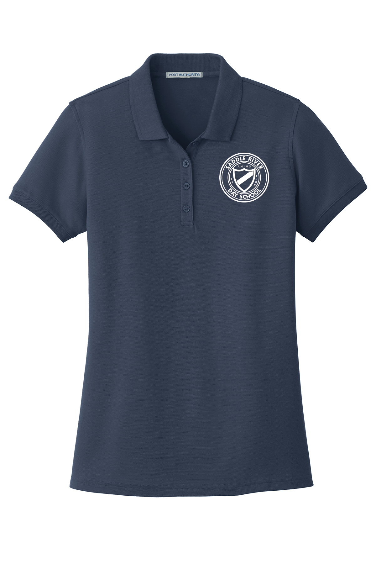 Saddle River Day School Crest Port Authority® Ladies Core Classic Pique Polo