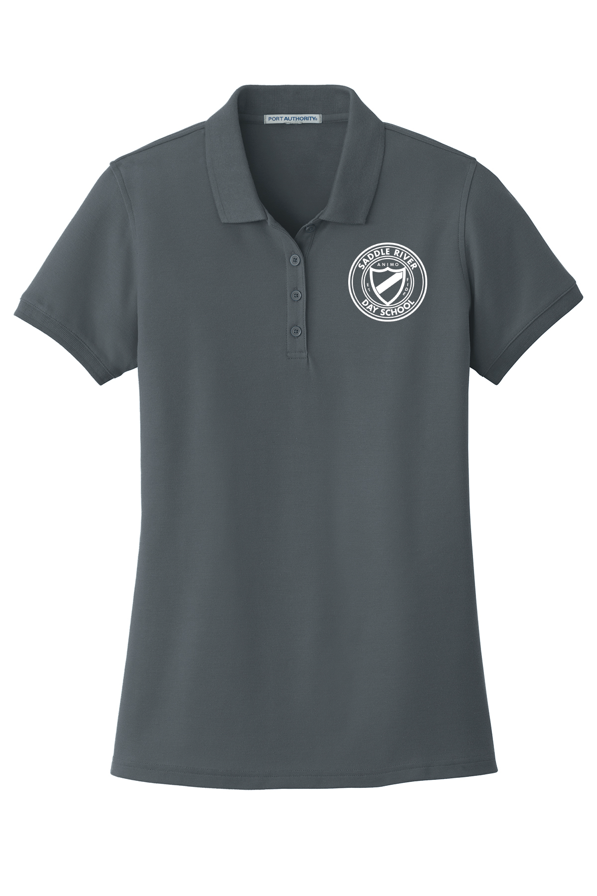 Saddle River Day School Crest Port Authority® Ladies Core Classic Pique Polo