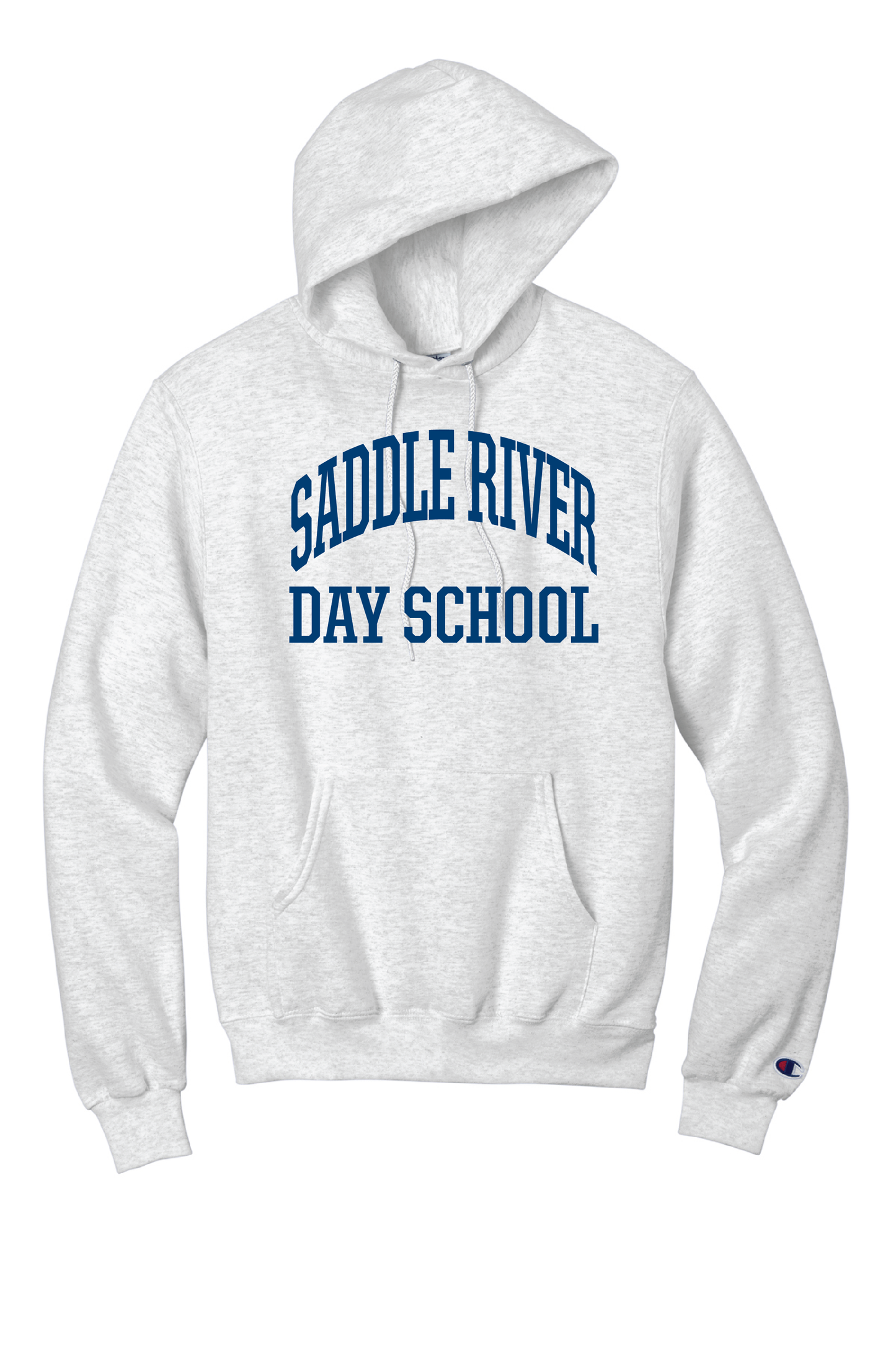 Saddle River Day School Classic Arched Champion Powerblend Hooded Sweatshirt
