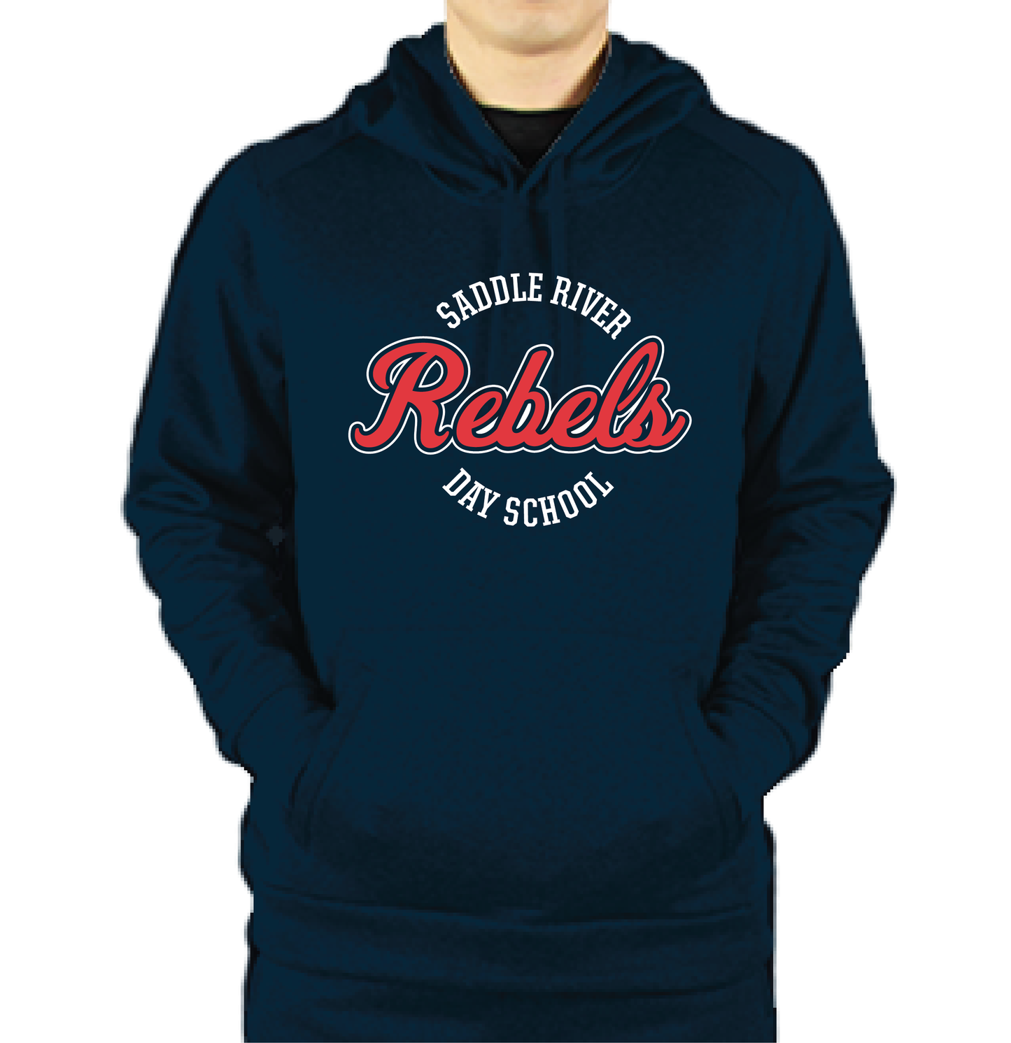 Retro Rebels Banner Athletics Youth Tech Fleece Hoody