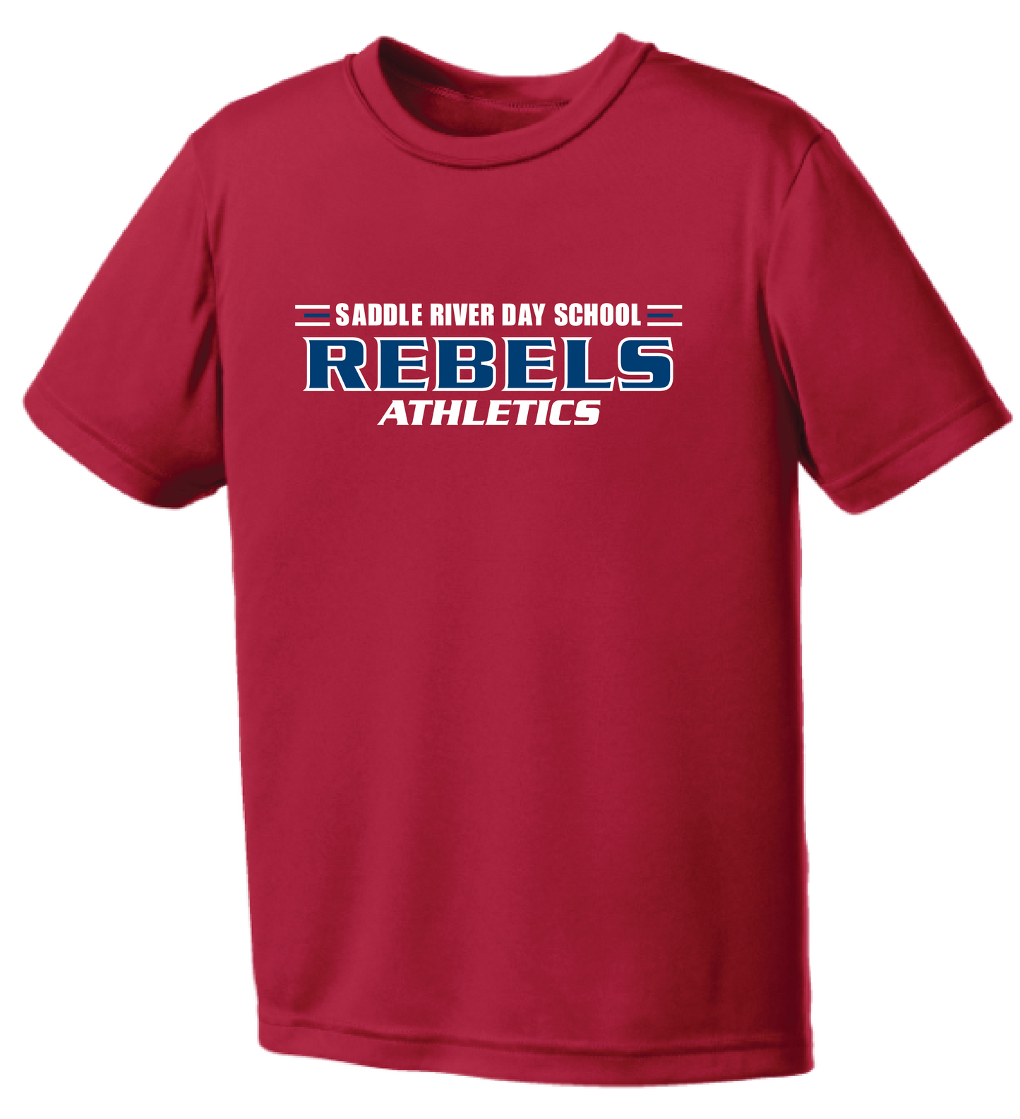 Official PE Saddle River Day School Rebels Short Sleeve Performance Tee