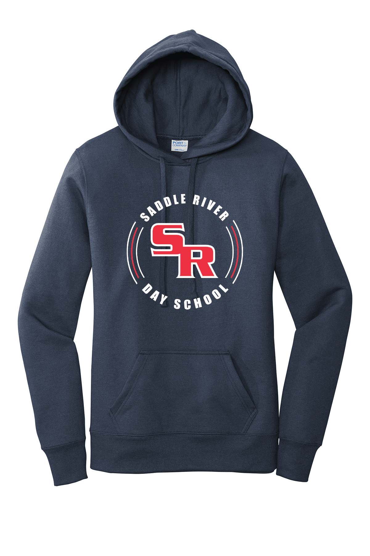 Saddle River Day School Port & Company ® Ladies Core Fleece Pullover Hooded Sweatshirt