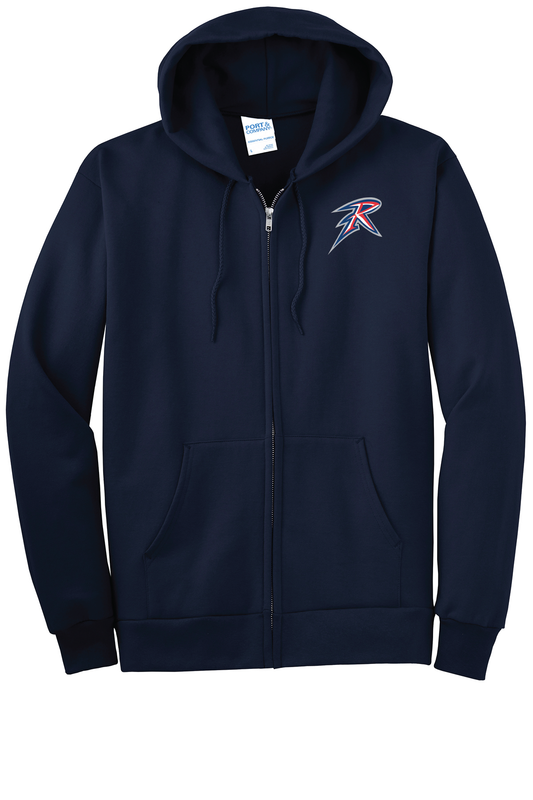 Saddle River Day School Port & Company® Essential Fleece Full-Zip Hooded Sweatshirt
